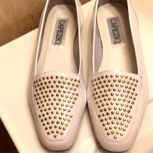Capezio white Loafers vintage y2k loafers